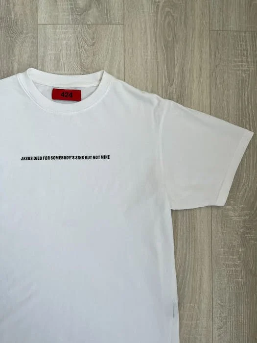 424 на Fairfax FourTwoFour On футболка Гильермо с изображением Иисуса умирала из-за 24