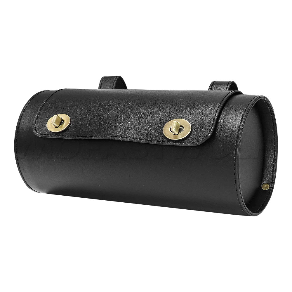 Универсальная мотоциклетная водонепроницаемая сумка из искусственной кожи в стиле ретро, передняя и задняя подвесная сумка, сумка для хранения инструментов, седельная сумка для путешествий на открытом воздухе