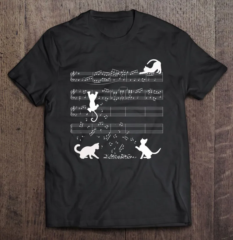 

Футболка мужская оверсайз с принтом музыкальных нот, скрипичного ключа
