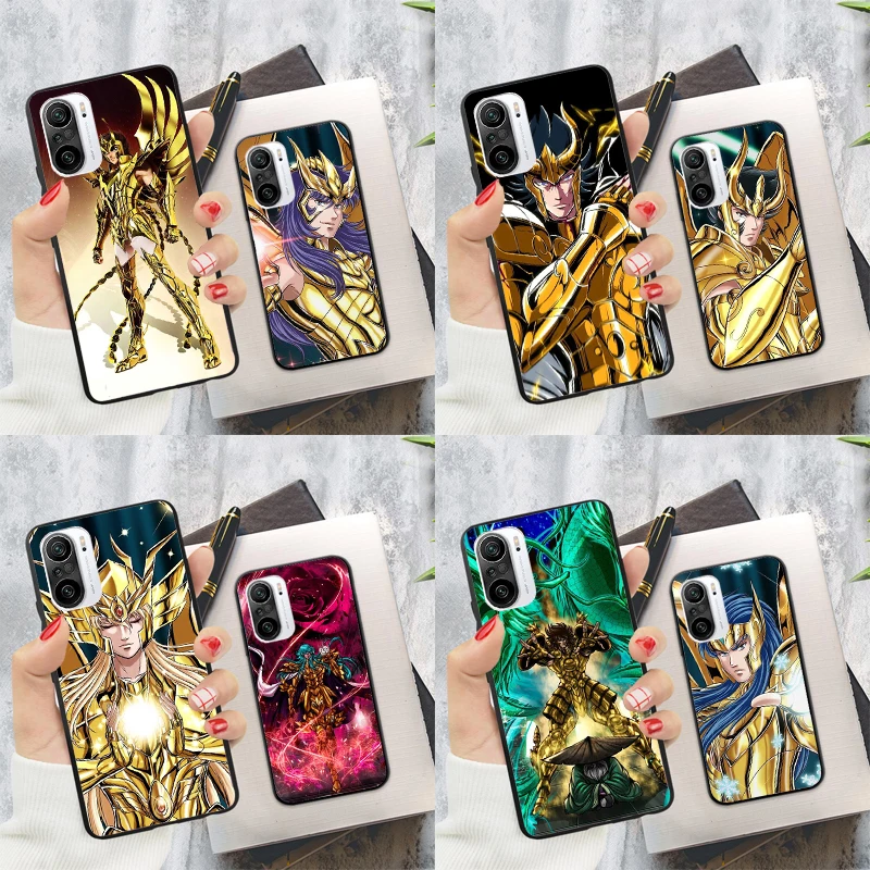 Чехол Saint Seiya Рыцари Зодиака для POCO X3 Pro X4 NFC GT M3 M4 F3 чехол Xiaomi 12 10T 11T Mi 12X 11 Lite - купить