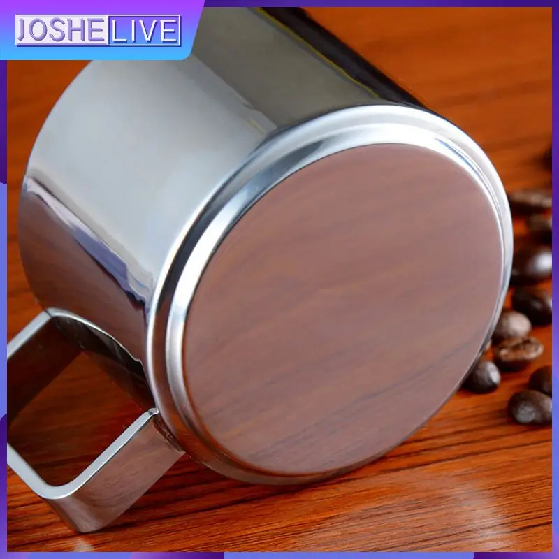 

Double Wall Anti Scalding Coffee Mug Insulated Stainless Steel Polishing Beer Tea Juice Drinking Cup With Saucer Spoon Set
