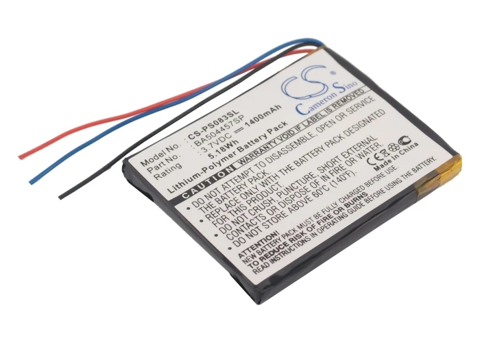 Фото Аккумулятор Cameron Sino 1400 мАч для Philips GoGear Muse SA2MUS16S/02 SA3MUS08S/37 BA504457SP №2
