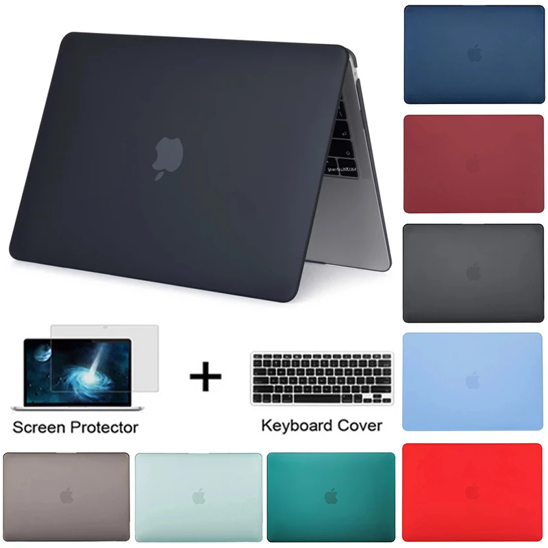 

Laptop Case For Macbook Air 13.6 A2681 M2 Chip Matte Case Air Pro 13.3 A2337 A2338 A1932 A2442 Pro 15 16 A1286 A2141 A2485 Cover