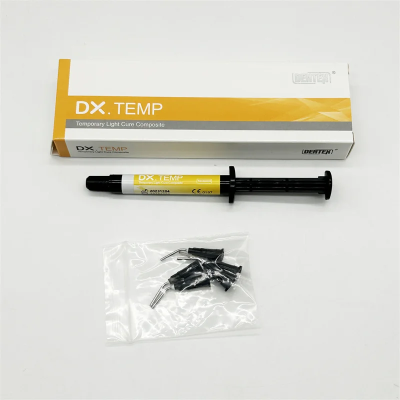 Горячие продажи стоматологических материалов DENTEX DX. TEMP Temporary Light Cure Composite 2 5