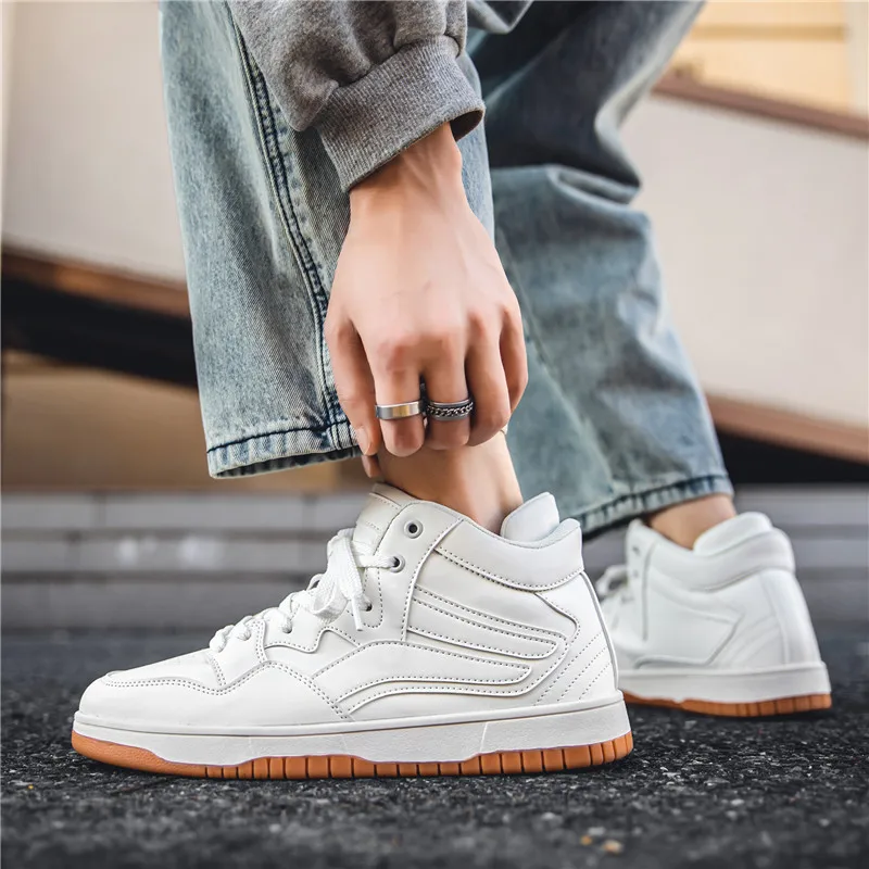 кроссовки мужские 2024 осень-зима высокие Повседневные Дышащие трендовые унисекс