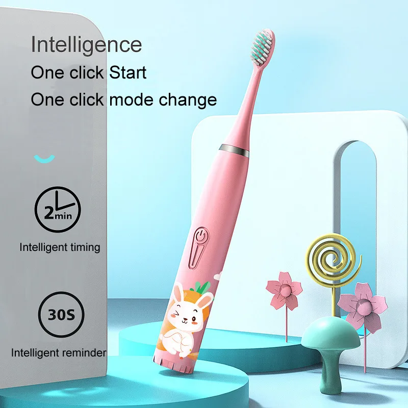 

gollinio Electric Toothbrush Usb fast charging kids tooth brush high quality children Teeth Brush case Replacement Head GL26A