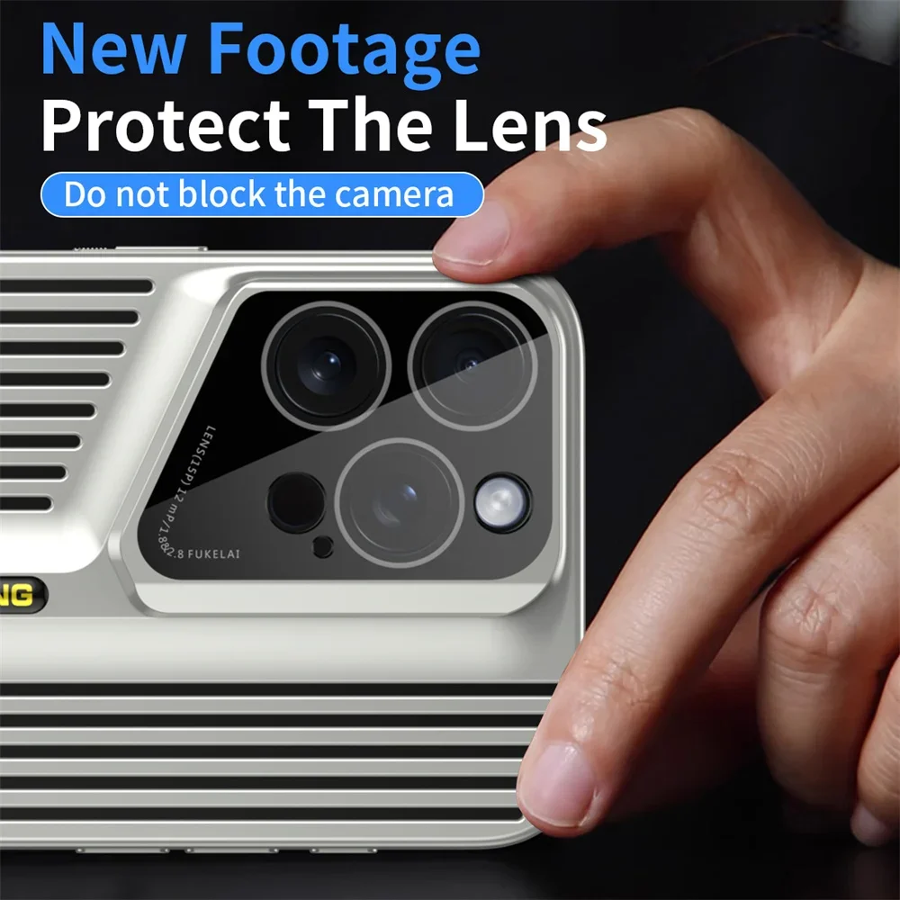 Чехол для телефона с охлаждением и отверстием отвода тепла iPhone 16 15 14 13 12 Pro Max Plus