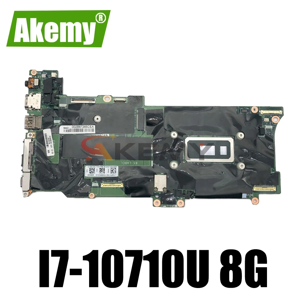 

GX490 NM-C661 For Lenovo X1C X1 Carbon 8th Gen X1 Yoga 5th Gen laptop motherboard With CPU I7-10710U RAM 8G mainboard