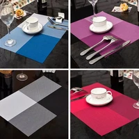 new fashion pvc dining table placemat kitchen tool tableware pad coaster coffee tea place mat 46