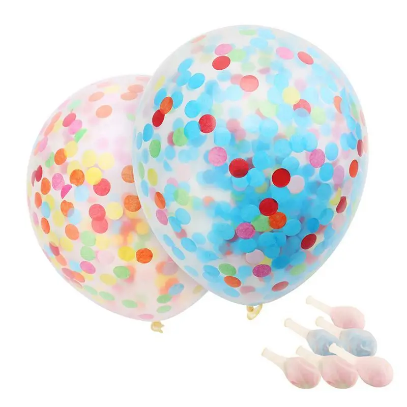 

8Pcs 12Inch Confetti Balloons Party Wedding Decorations