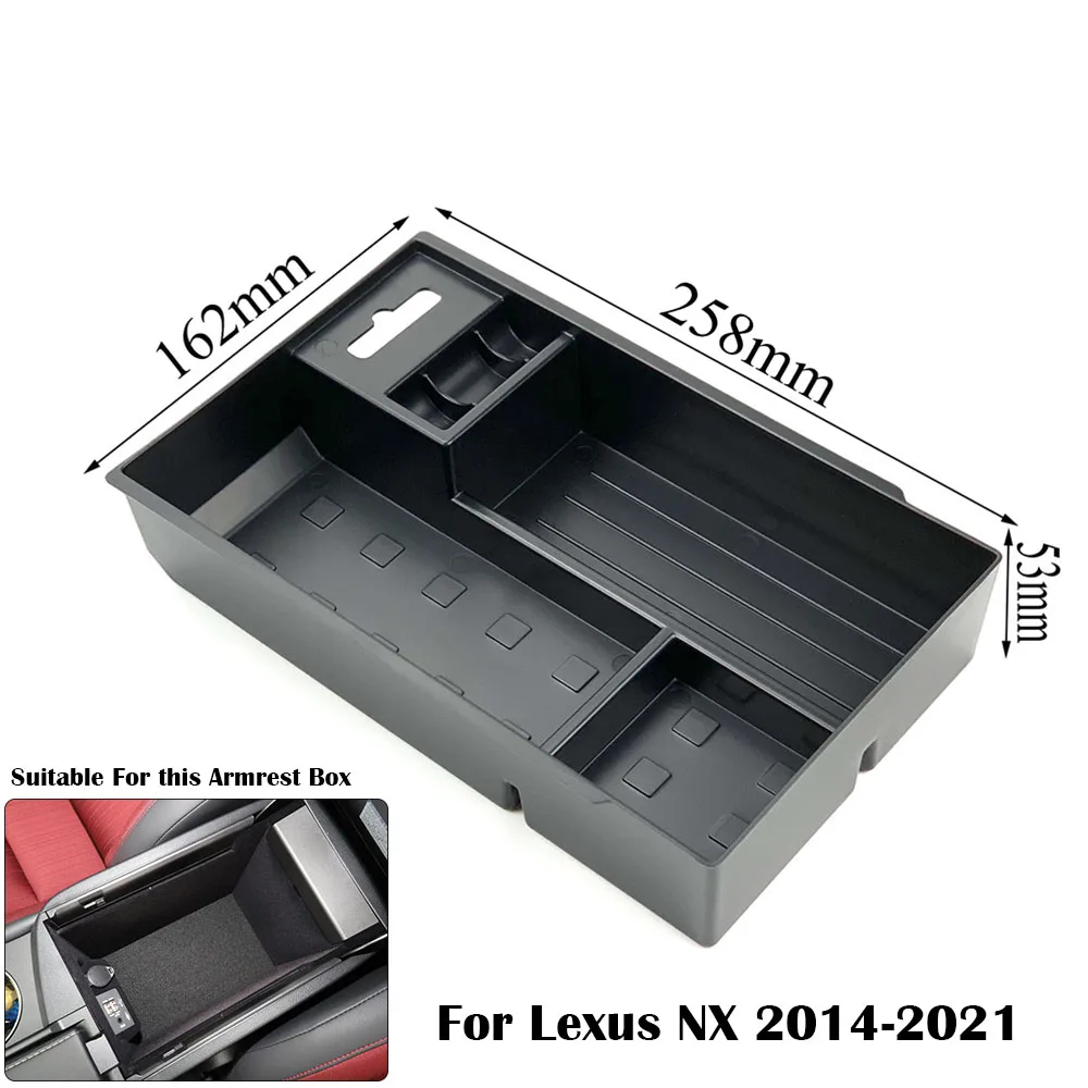 

For Lexus CT ES RC GX IS GS GX RX NX LX LM LS UX Car Accessories Interior Central Armrest Storage Box Console Tray Holder Pallet