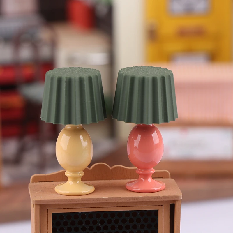 1/12 кукольный домик миниатюрная настольная лампа модель для учебы мебель