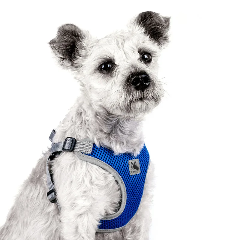 

Женский жилет-нагрудный ремень, воздухопроницаемый и удобный сетчатый ремень для маленьких и средних питомцев и собак, летний ремень