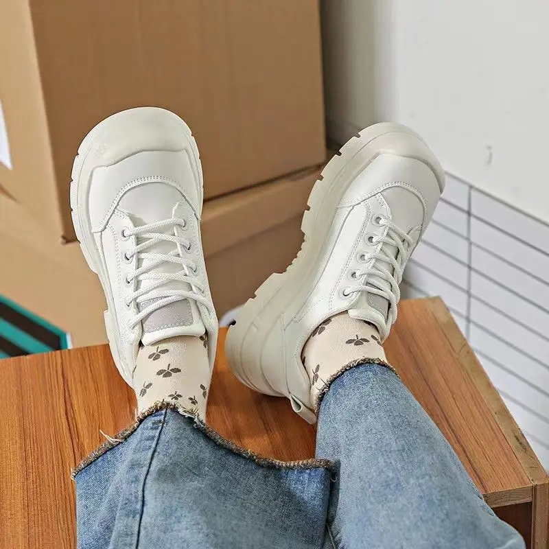 

Новая модная повседневная обувь BCEBYL для весны и осени, женская обувь, повседневная спортивная обувь на толстой подошве, женские кроссовки д...