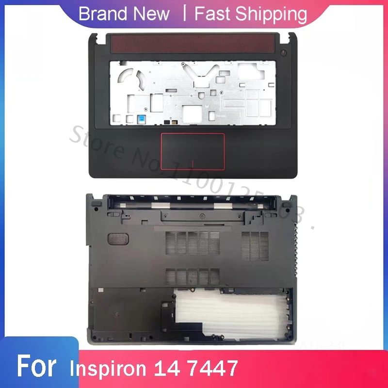 

Новая Нижняя основа чехол для Dell Inspiron 14 7447 Series, чехол для ноутбука, Упор для рук, верхняя часть с сенсорной панелью, сменный корпус C D Shell