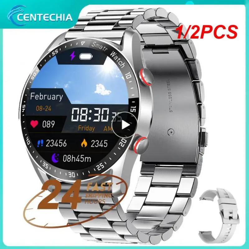 

1/2PCS New Call Smart Watch Men Waterproof Sport Fitness Tracker Weather Display Man Smartwatch For