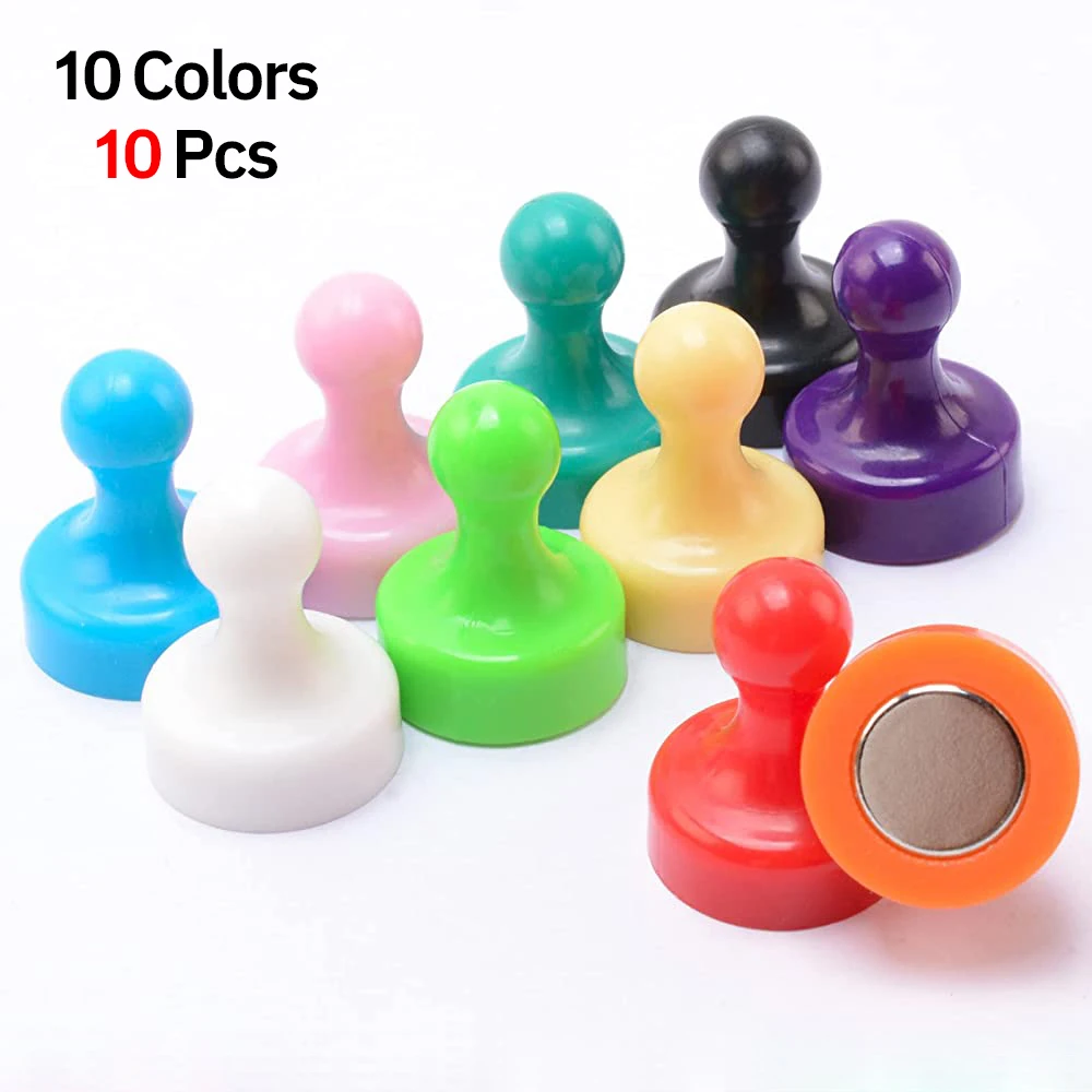 

Magnet PushPin Thumbtacks Para Refrigerador Whiteboard Magnets Cones Imanes Nevera Fridge Magnesy Neodymowe Super Potentes Color