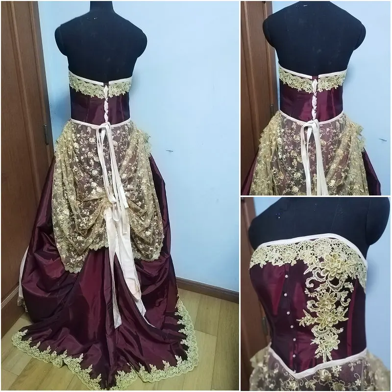 Индивидуальное викторианское платье новогодние платья для косплея