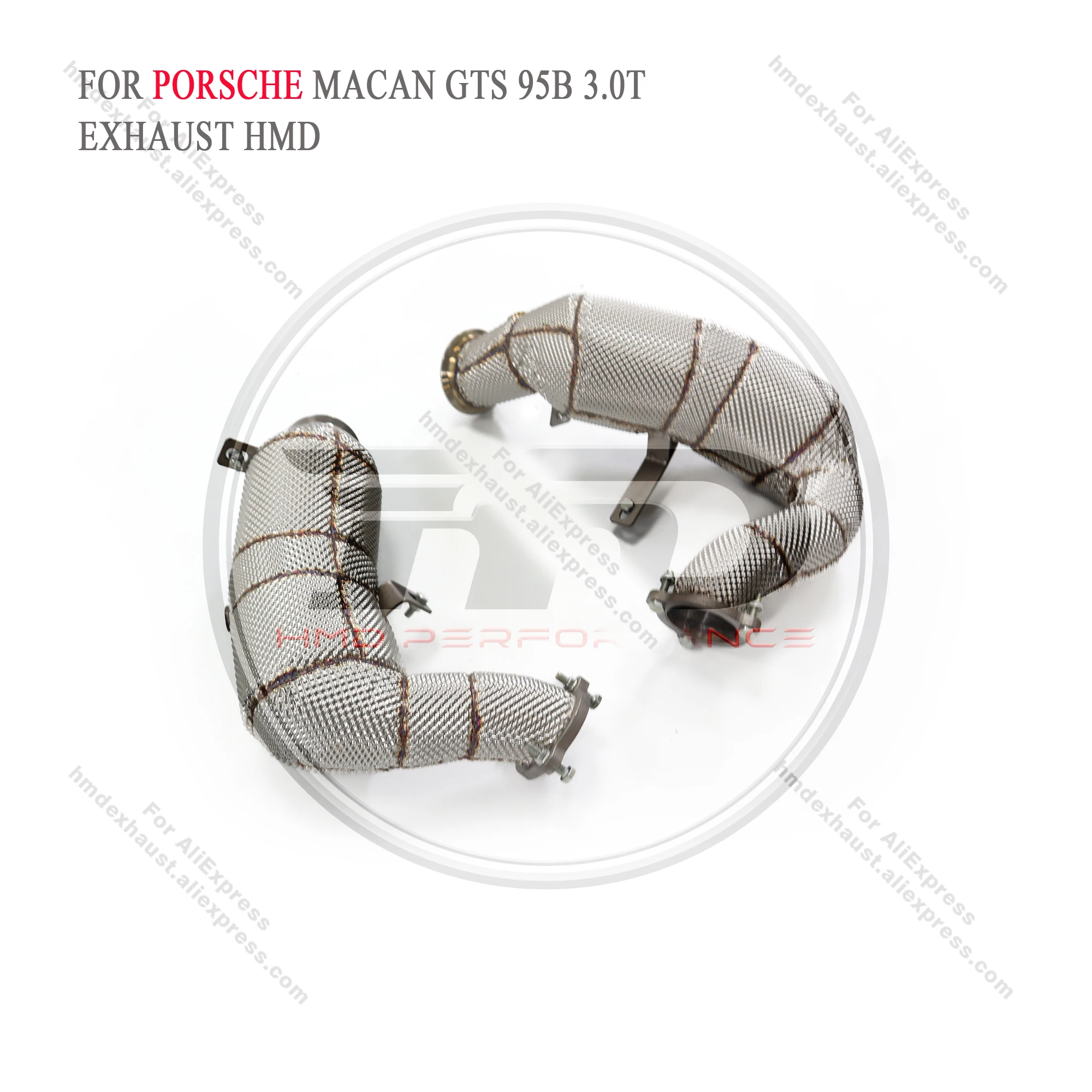 HMD выхлопная система с высоким потоком для выпускной трубы Porsche macan GTS 95B 3 0 T