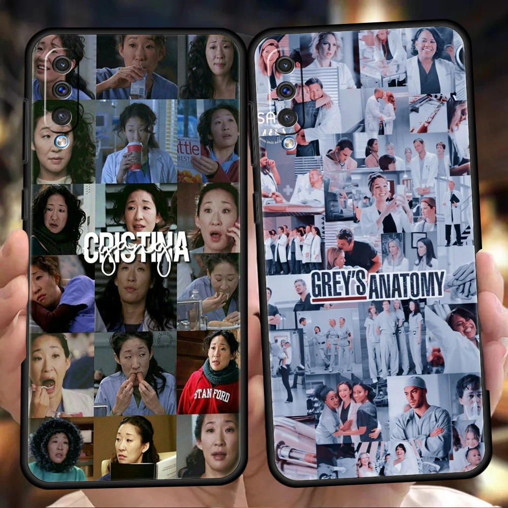 

Greys Anatomy Phone Cover Case For Samsung Galaxy A12 A02 A03 A03S A52 A70 A50 A20 A10 A10S A40 4G Luxury Silicone Shell Fundas