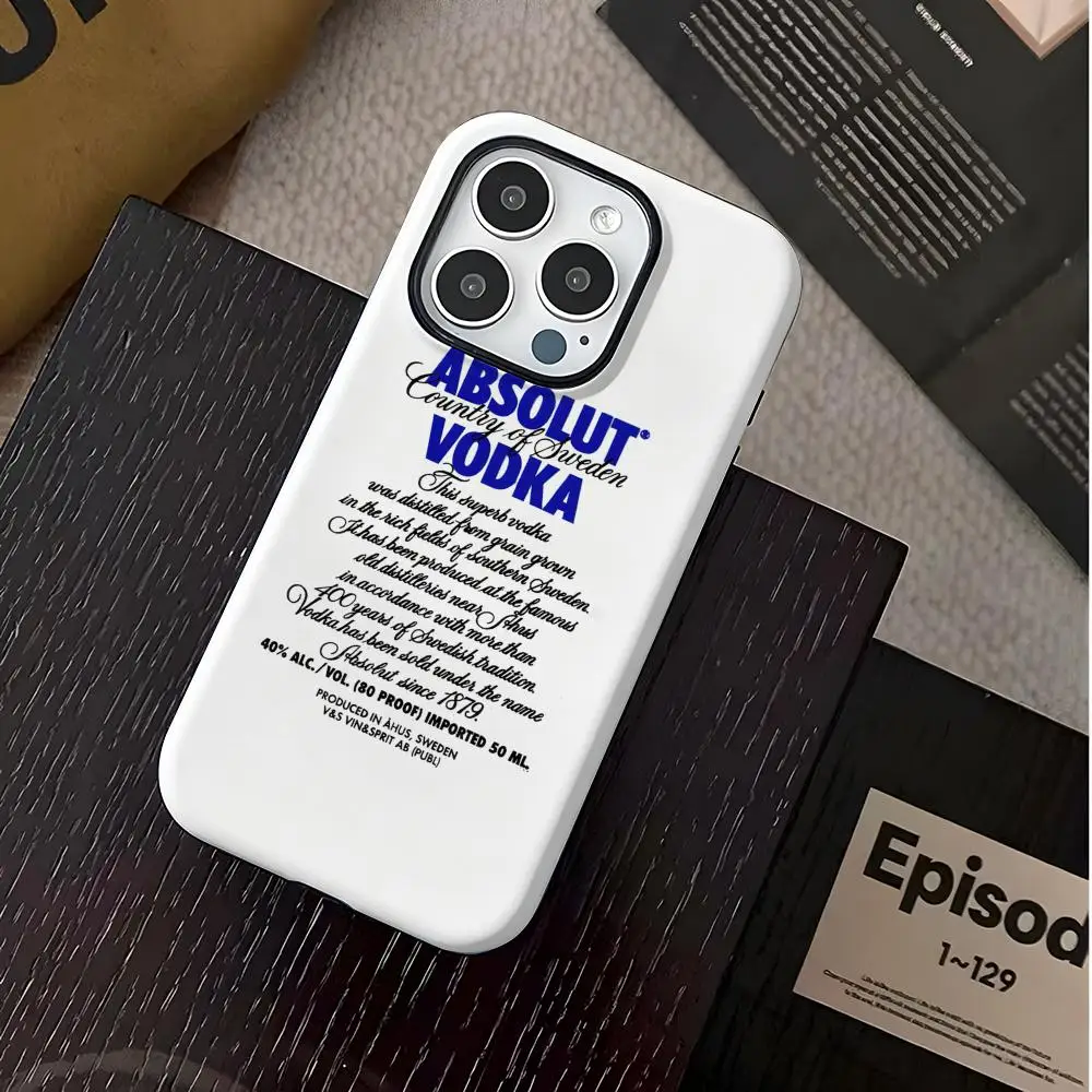 Фото Чехол для телефона Vodka Brand A-AbsolutS V-Vodka, магнитный, 2-в-1, глянцевый, для iPhone 17 Air, 16, 15, 14, 13, 12, 11 Pro Max Plus №2