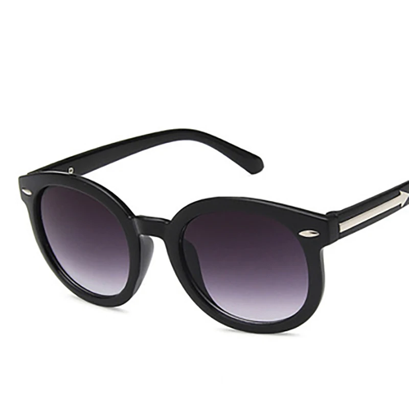 

2020 модные детские солнцезащитные очки с рисовой оправой для мальчиков и девочек круглые очки со стрелками с защитой от ультрафиолета винтажные очки солнцезащитные очки для детей