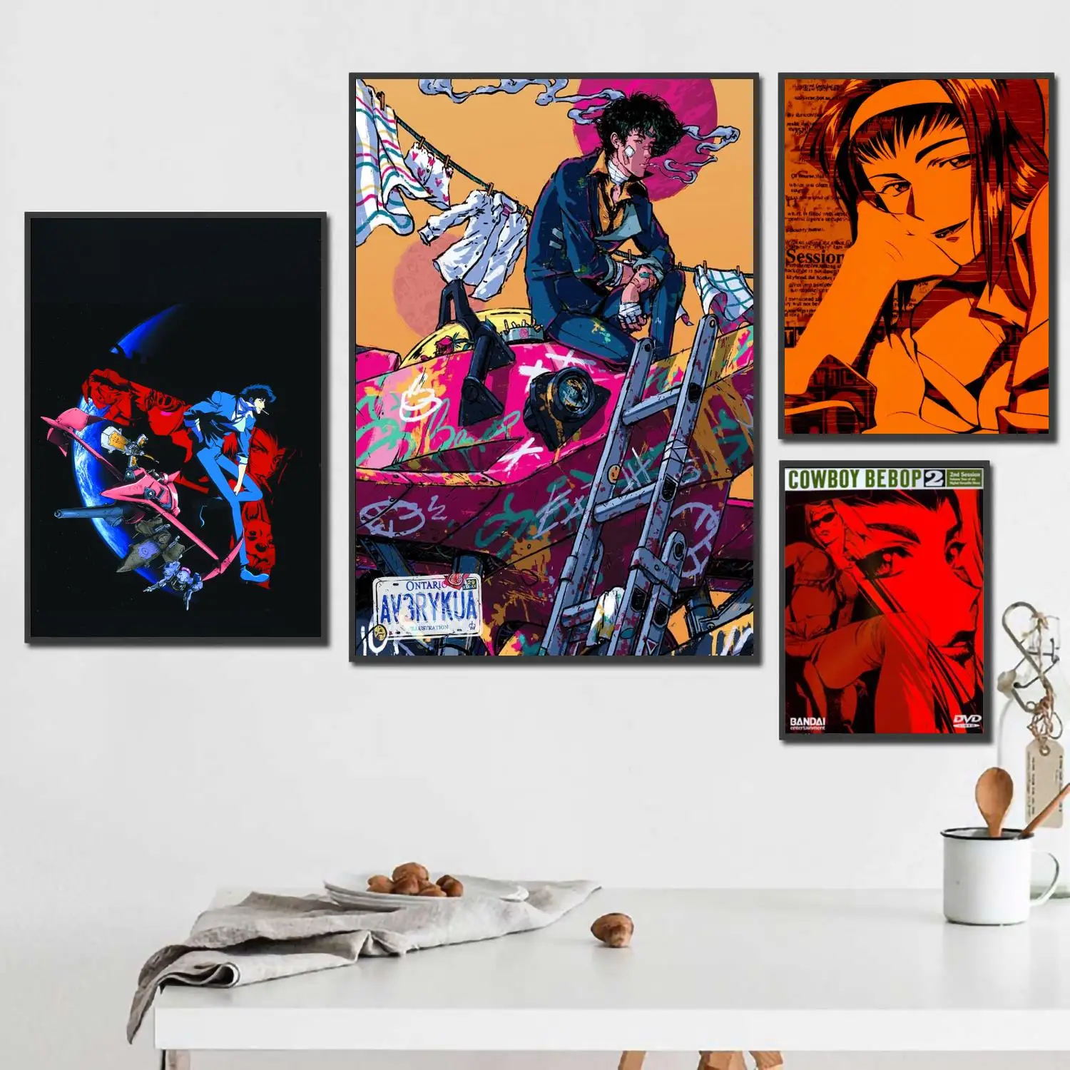 

Cowboy Bebop - Anime 24x36 Decorative Canvas Posters Room Bar Cafe Decor Gift Print Art Wall Paintings