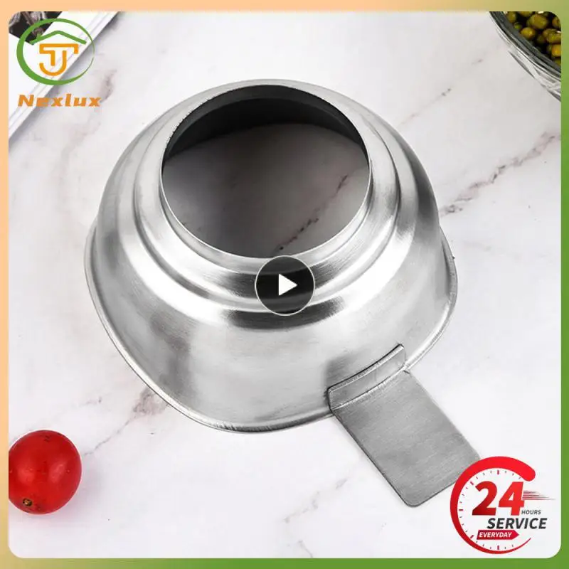 

Wine Leak Home Multifunctional Comfortable Grip Thickened Jam Funnel Stainless Steel Funnel Household Products Wide Mouth Funnel