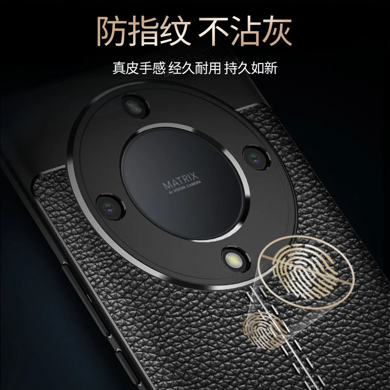 For Honor Magic 5 Lite 5G Case Cover Bumper Shockproof Bumper Soft TPU Leather Fundas Huawei Honor Magic5 Magic 5 Lite 5G Cover