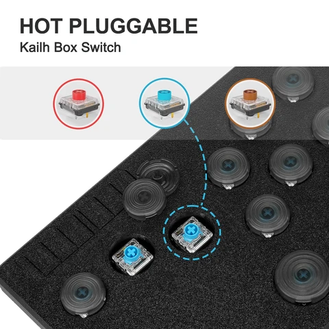 Flatbox Rev5 аркадный контроллер для ПК, мини-контроллер Hitbox для PS4/PS3/Steam/mr/Nintendo Switch