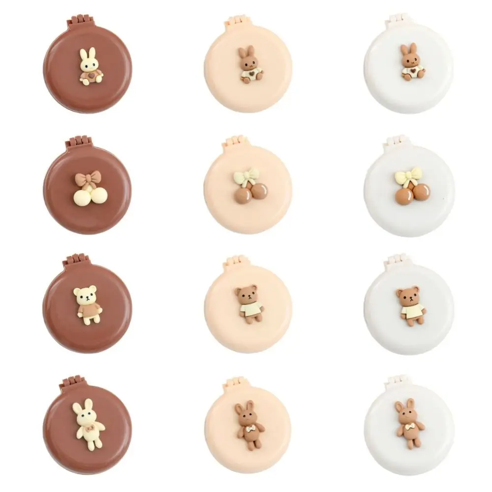 Расческа с изображением медведя 2 в 1 зеркальный набор массажная расческа кролика