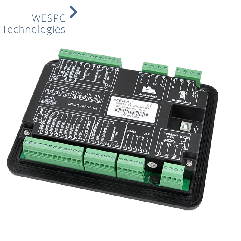 MEBAY DC72D MK2 Генератор генератора Модуль управления двигателем Панель AMF