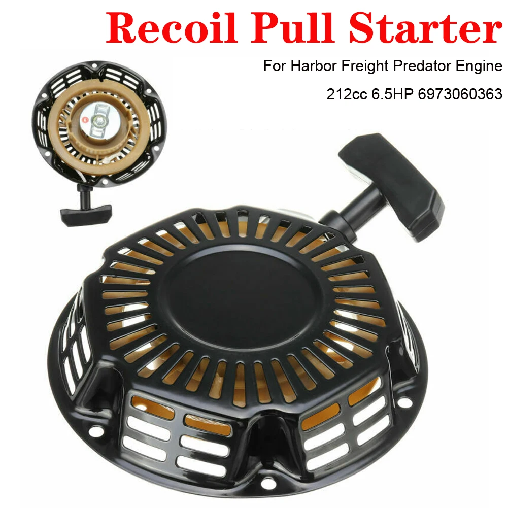 

100% Brand New High Quality Recoil Pull Starter Start For Harbor Freight Predator Engine 212cc 6.5HP. 69730 60363