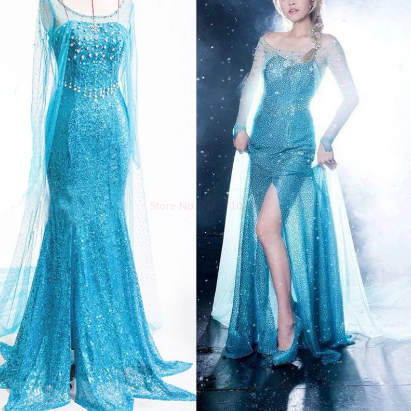 Женский костюм для косплея из м/ф Холодное сердце