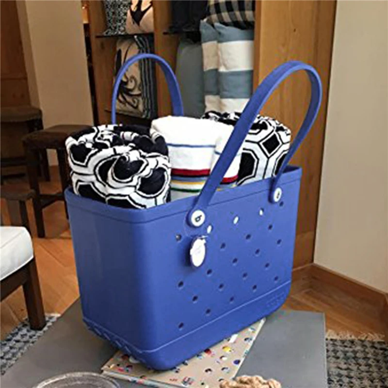 2023 Summer Beach Bags EVA Waterproof Sandproof Outdoor Tote Bag Portable Travel Storage Bags Sports Handbag Organization Box