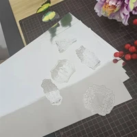 6 pieces 250gms a4 20cmx30cm single sided bright silver cut paper for cutting dies matte foil cards embossing decor 2022 new