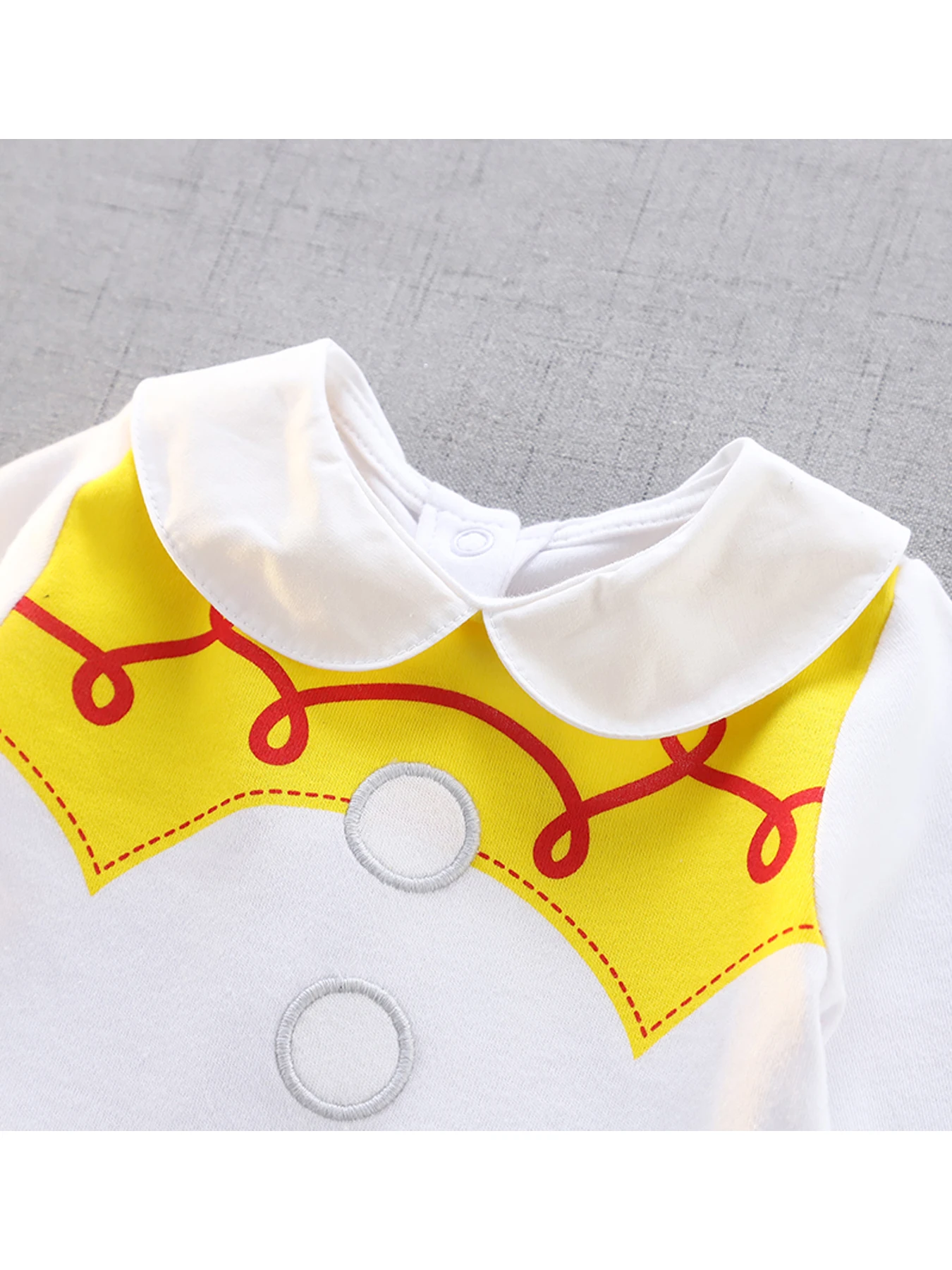 Детский хлопковый комбинезон с длинным рукавом на Возраст 3-18 месяцев