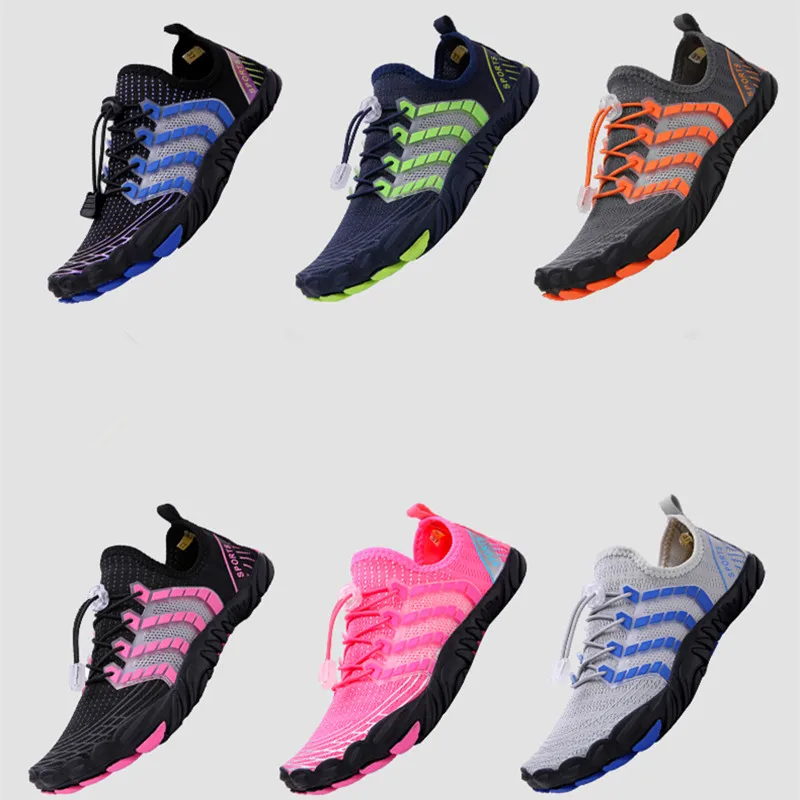 

Upstream Quick-Dry Barefoot Water Sports Shoe Elastic Seaside Beach Aqua Shoe Men Women Non Slip Breathable Surfing Wading Shoe
