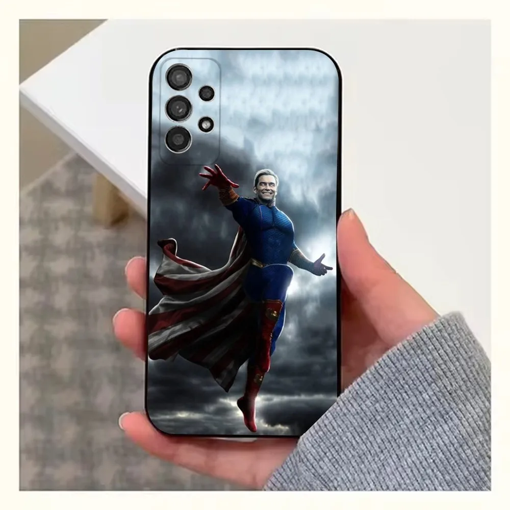 Фото Чехол для телефона H-Homelander T-The Boys для Samsung S25, S24, S23, S22, S20, S21, S10, Ultra, Plus, Lite, FE, мягкий силиконовый черный чехол №4