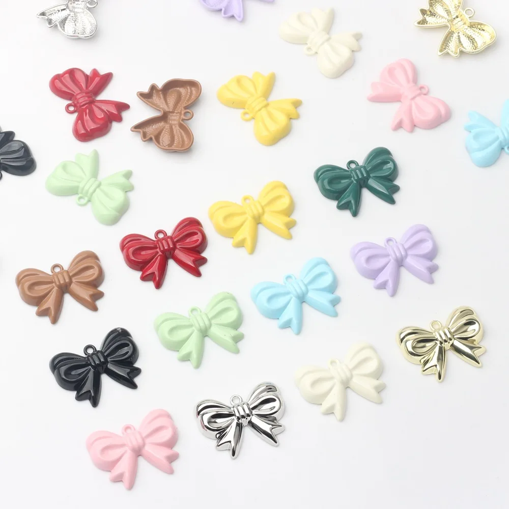 

Подвеска-бант карамельного цвета, 10 шт.