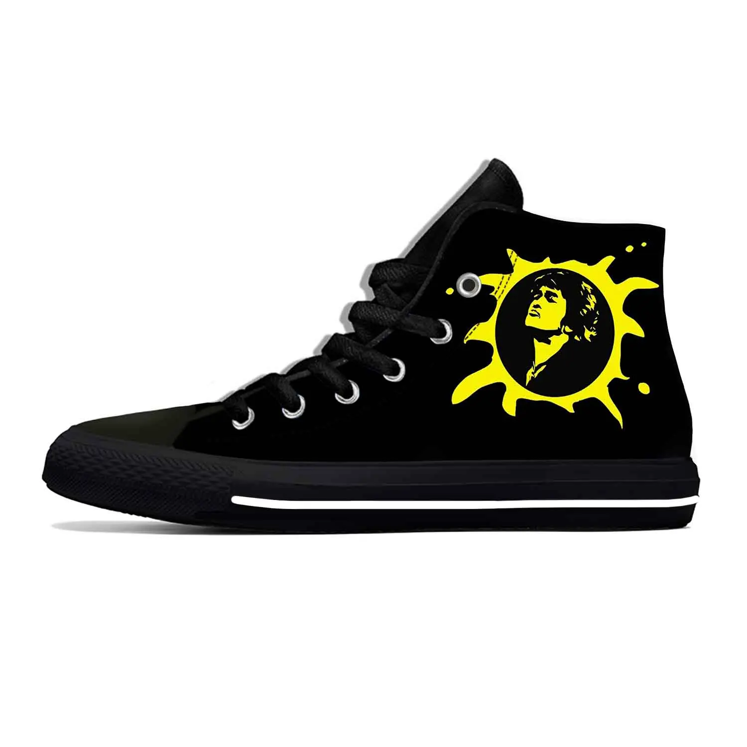 

Viktor Tsoi Kino Russian Rock Band Music Fashion Casual Cloth Shoes High Top Lightweight Breathable 3D Print Men Women Sneakers