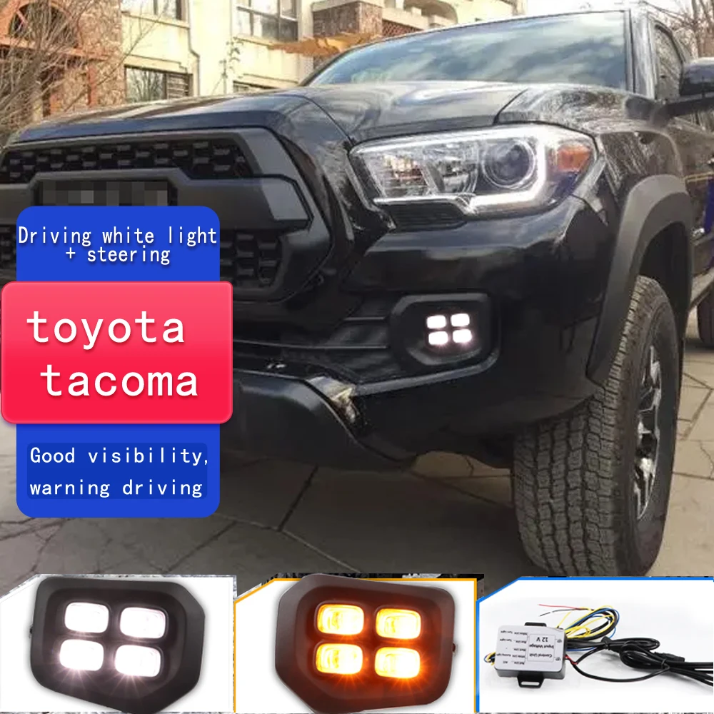 Автомобильные аксессуары для Toyota Tacoma 2016-2019 2020 2021 2022 передние противотуманные