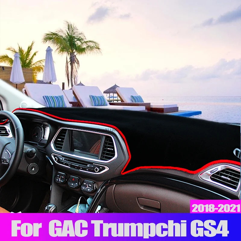 

Для GAC Trumpchi GS4 легендарная Новинка GS4 2018-2021 коврики для приборной панели автомобиля коврики для защиты от ультрафиолетового излучения чехол ...