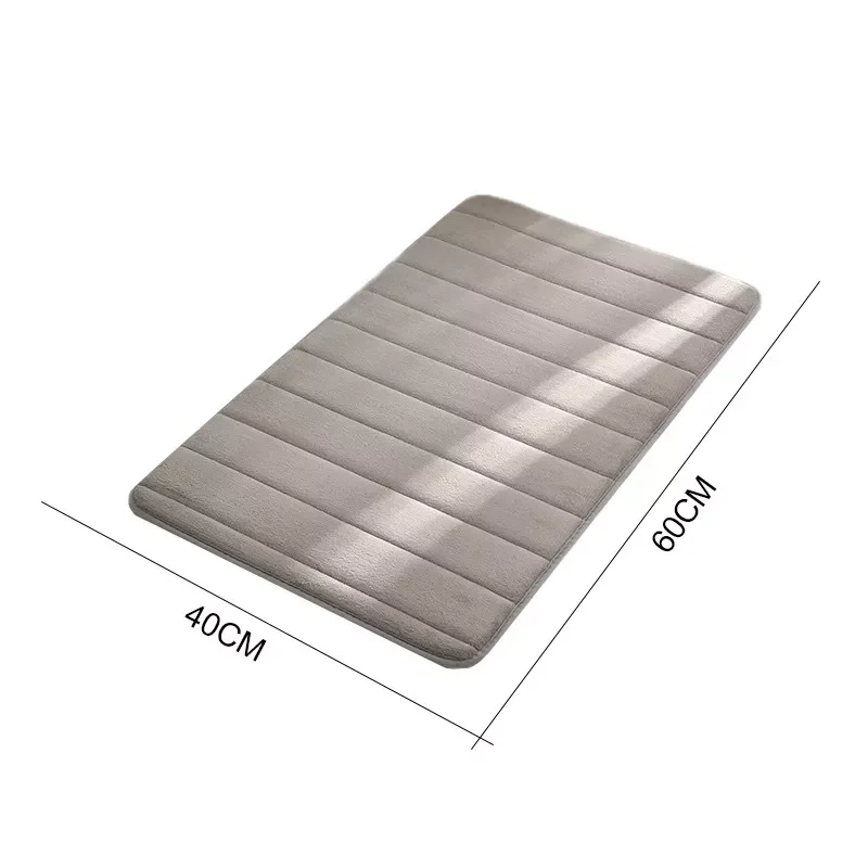

Mat Bathroom Carpet Water Absorption Rug Shaggy Memory Foam Bathroom Mat Kitchen Floor Bathroom Rugs And Mat Set Shower Mat