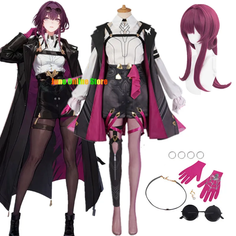 

Kafka Cosplay Costume Game Honkai Star Rail Kafka Combat Women's Uniform Halloween Party Role Play Outfits