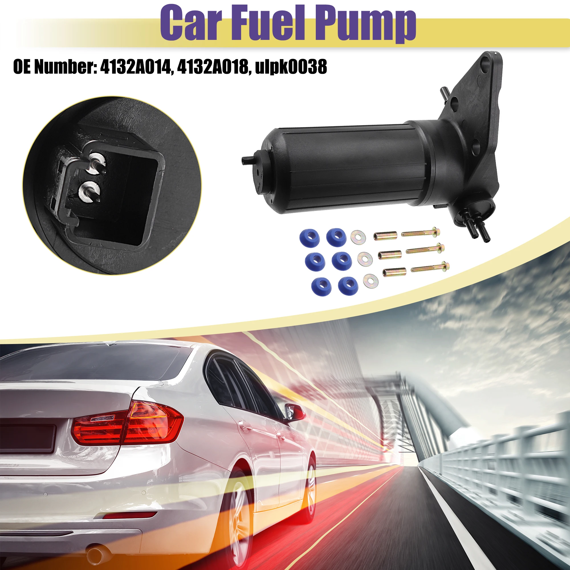 

X Autohaux 1 Set Auto Car Fuel Pump for Massey Ferguson 471, 481, 492,2650, 2660, 2670, 2680, 5425 4132A014 4132A018