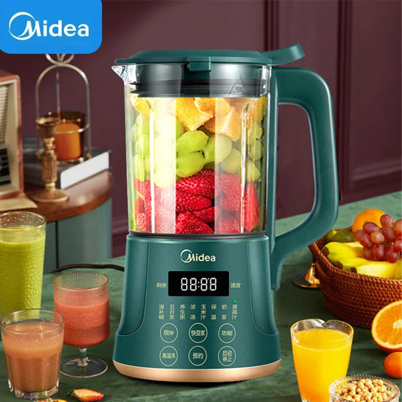 Midea Food Blender 1000ML Multifunction Food Mixer Filter Free Soymilk Maker Home Cooking Free Soymilk Machine Kitchen Appliance