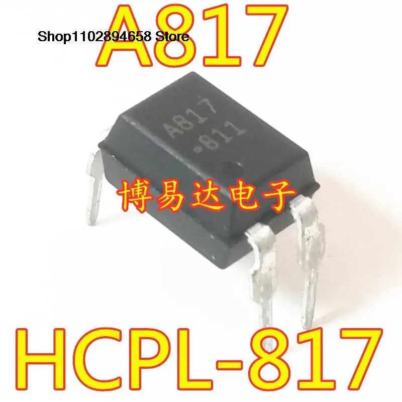 

10Pcs A817V HCPL-817-00BE DIP-4 A817 HCPL-817