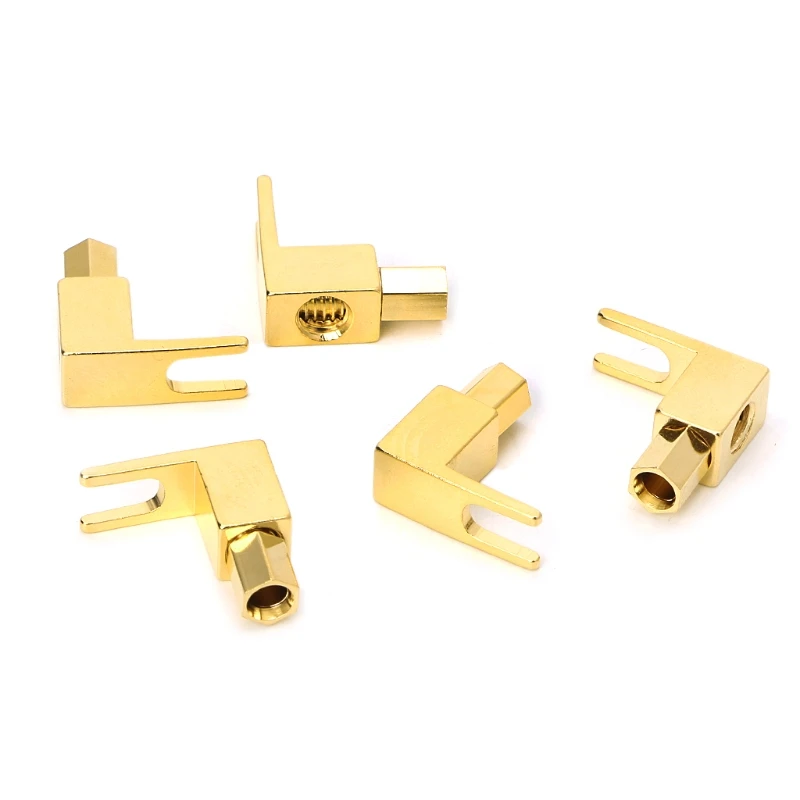 Переходники типа банан на лопату Y-образный разъем кабеля динамика с гнездом