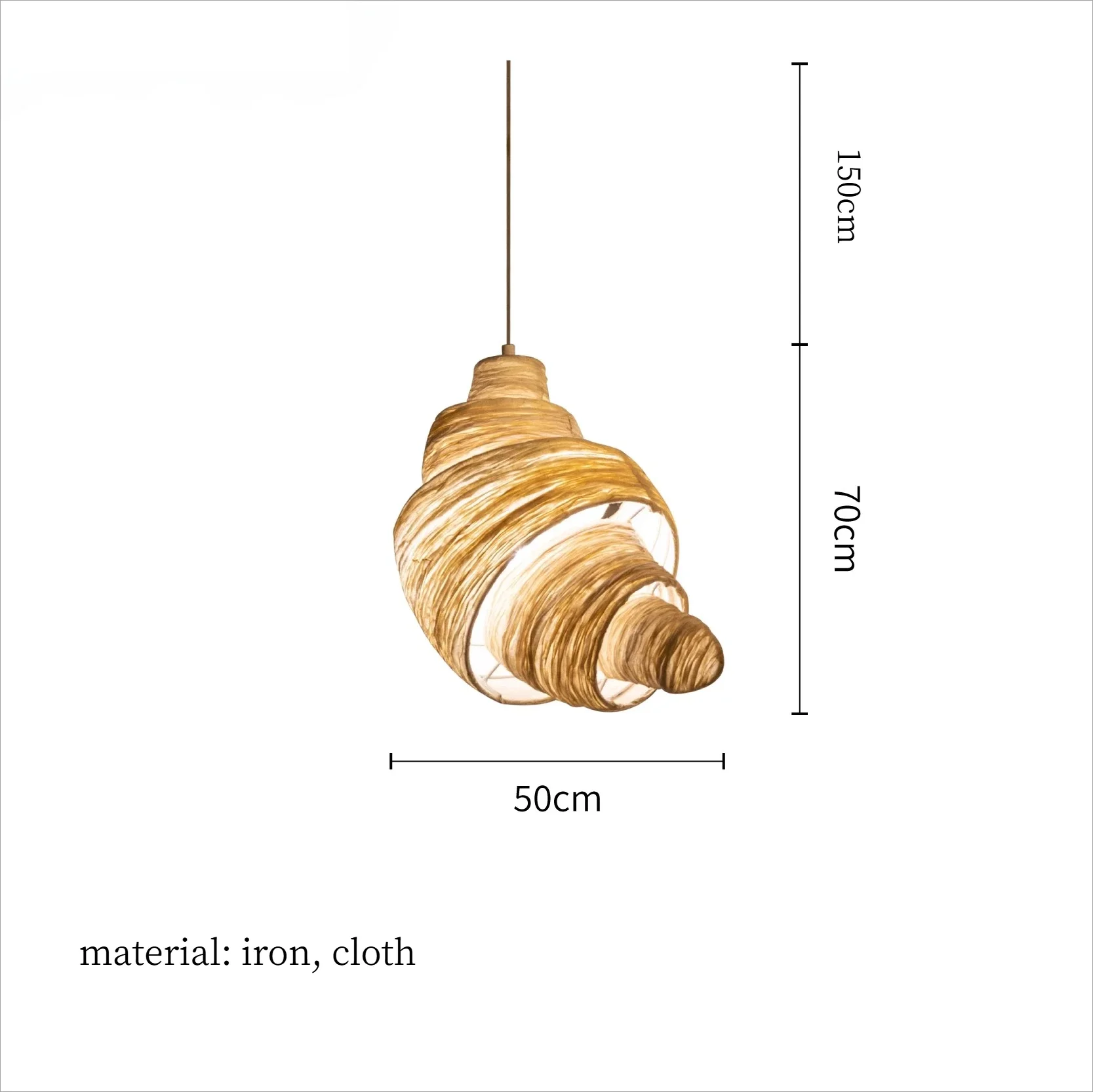 

Подвесной светильник MZISOSOD Croissant
